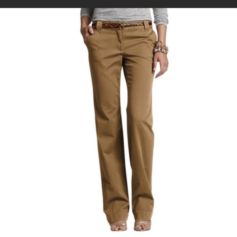 Women’s J. Crew City Fit Khaki Pants Sz 10 Reg